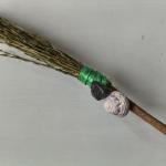 Vassoura Energética Artesanal | Limpeza Espiritual e Proteção | 4 ELEMENTOS